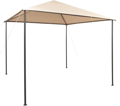 Tuinpaviljoen Uitschuifbaar - Feesttent Buiten - Feesten Organiseren - Waterafstotende Stof - 3 x 3 Meter - Beige