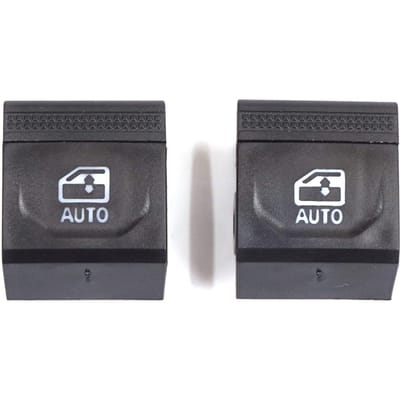 BDP1210-1 2 Stuks Raamheffer Schakelaar Reparatieknoppenhoes voor Renault Clio MK5 Captur MK2 5-Deurs 254107073R