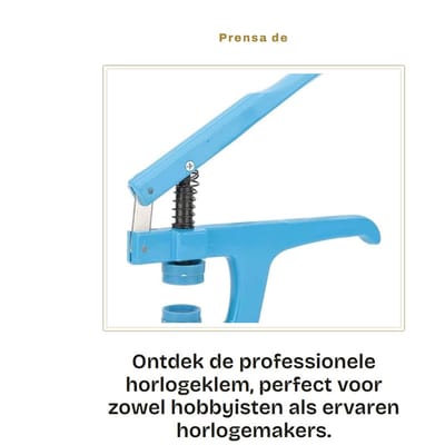 Dailygoods - Prensa de caja de reloj - Professionele horlogeklem - Voor precisiewerk - Compact formaat - Horlogemaker gereedschap - Ideaal voor hobbyi...