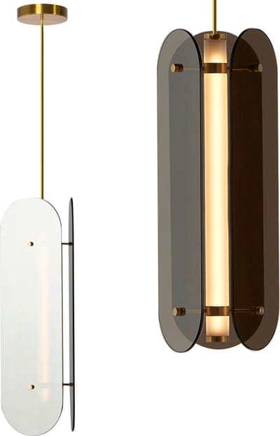 Toolight App1676-Cp Long Hanglamp Zwart 90X15X90Cm