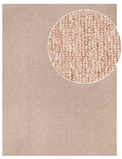 Vlakgeweven tapijt Barca beige 200x280 cm