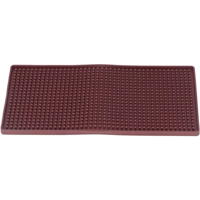 Barmat Premium Voedselkwaliteit Silicone Hittebestendig Duurzaam Geurloos Antislip Zacht Flexibel Koffie bruin