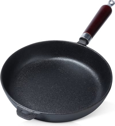 Koekenpan Gietijzeren CAST LINE 24 cm - Multifunctionele Pan voor Vlees - Groenten