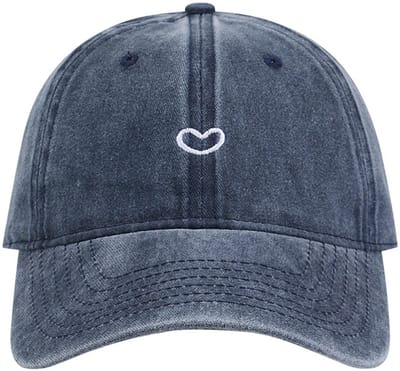 Pet - Baseball Cap - Baseball cap heren - Zomer petje - Ponytail Baseball Cap - Verstelbare Baseball Cap voor Dames - Vintage Hoed - Baseball Cap met Bescherming tegen de Zon - Met Ponytail Gat - Geschikt voor buitensporten(marineblauw)