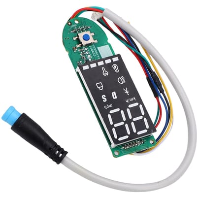 Bluetooth Dashboard Vervanging voor MI3 Elektrische Scooter Circuit Board LED Helder Digitaal Display Gegevenspaneel black
