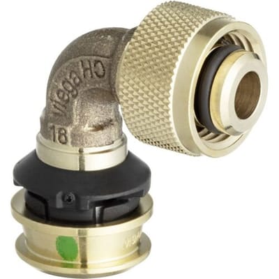 Viega Prevista Dry Raxofix transition elbow 90° with SC contour Model 5316.8 776749