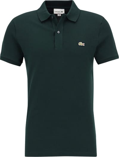 Lacoste Slim Fit polo - lindegroen