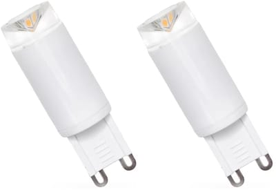Spectrum LED Insteeklampje G9 2.5W - 230V - 200 Lumen - 4000K Neutraal Wit - Natuurlijk Licht - Energiezuinig - 2 stuks