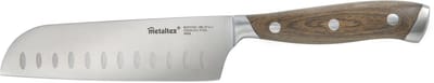 Erfgoed Santoku mes houten handvat