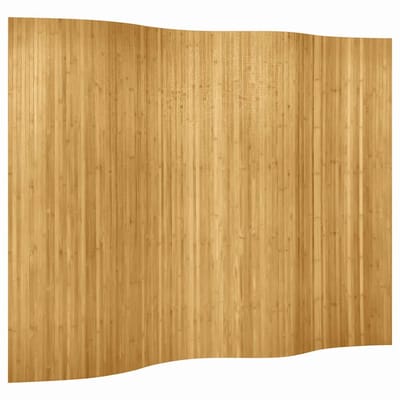 vidaXL - Kamerscherm - breedte - 250 - cm - hoogte - 165 - cm - bamboe - natuurlijk