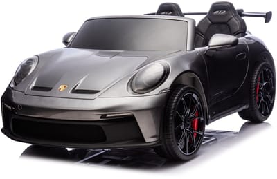 Porsche 911 GT3 24V 2-persoons kinderauto metallic Grijs