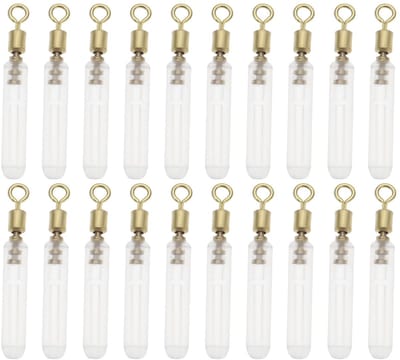 Dailygoods - Siliconen Float Waggler Adapters - Perfect voor Karpervissen - 50 stuks - Wit - Anti-wirwar ontwerp - Duurzaam en betrouwbaar - Geschikt...
