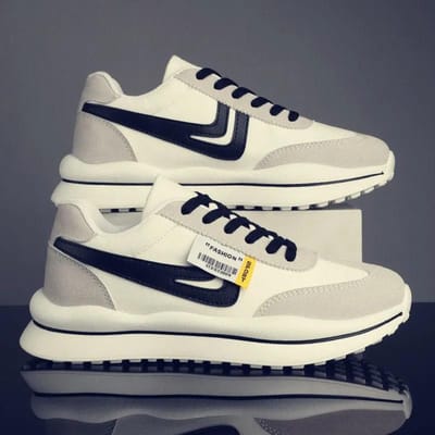 Herfst Casual Schoenen Herenschoenen Koreaanse Stijl Mode Hardlopen Trendy Schoenen Ademend Zakelijk Casual Schoenen Heren Casual Sportschoenen 44 gray