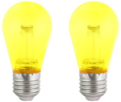 VITO LED Lamp G45 E27 - 2.5W (vervangt 18W) - 150lm - Geel Licht - 180-240V - Flikkervrij - Energiezuinig - 2 stuks