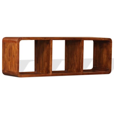vidaXL - Tv-meubel - 120x30x40 - cm - massief - hout - met - honingafwerking