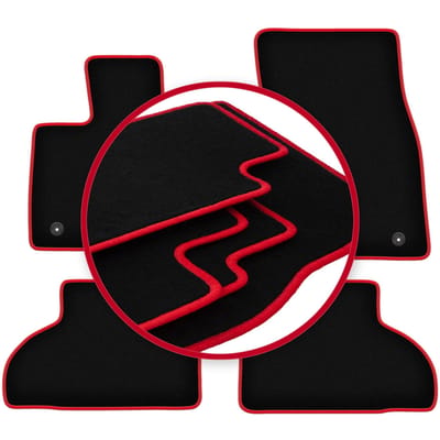 CARLUX-RED automatten voor: BMW X5 F15 SUV (2013-)