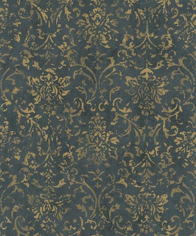 City Glow - Metallic - Ornament - Wallpaper - Glanzend - Vliesbehang - Klassieke Muurstijl - Vervaagde Betonlook