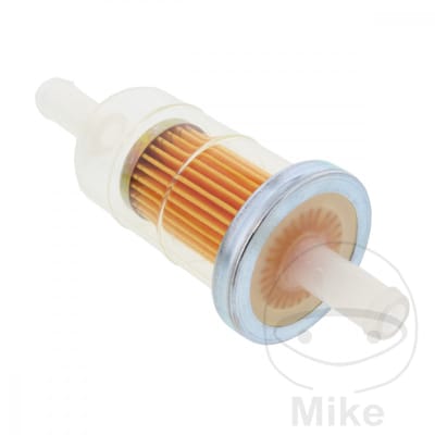 brandstoffilter papier ronde Ø7mm transparant nylon tank voor motor scooter quad nieuw
