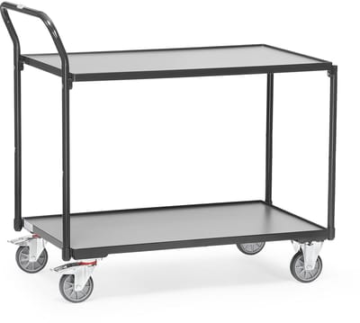 Tafelwagen - Transportkar - Materiaal Verplaatsen - Hoge Draagkracht - 85x50 cm - Antracietgrijs