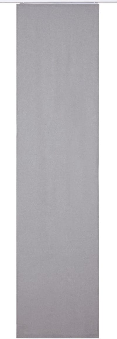 Elbersdrucke Schuifgordijn Lino 245x60 cm grijs lichtdicht