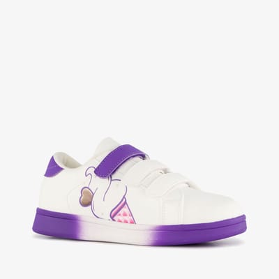 Blue Box meisjes sneakers met softijs paars wit - Maat 30