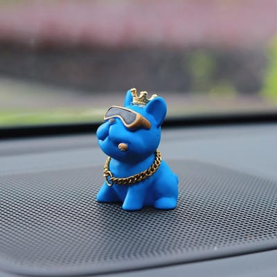 Trendy Hars Bulldog Hond Auto Interieur Decoratie Ornamenten Voor Auto Middenconsole Decoratie Gadgets Auto Interieur Accessoires