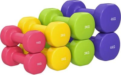 HOMCOM Rubberen Halter - Staal - 9x9x19cm - Roze, Geel, Groen, Paars