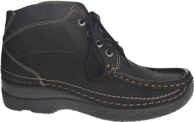 Wolky 0624290 000 Dames Veterschoenen - Zwart - 36