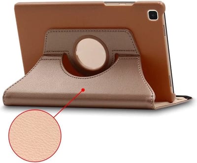 Draaibare Bookcase - Geschikt voor Samsung Galaxy Tab A7 Hoes - 10.4 inch (2020) - Goud