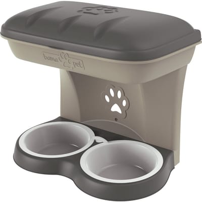 Bama Pet Hondenvoederbak 50x29x52 cm Taupe