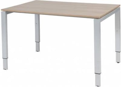 Verstelbaar Bureau - Domino 120x80 Havana Kersen - alu frame