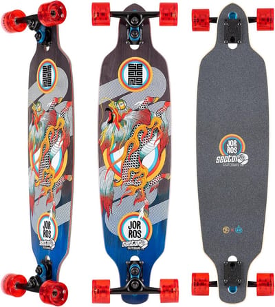 Lange Longboard Drop Through 36 Inch - Snel en Stabiel Skateboard