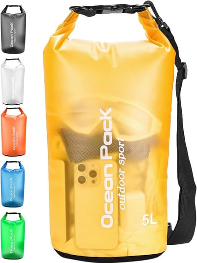 Waterdichte Dry Bag voor Zwemmen, Kamperen en Vissen – Ideaal voor Mobiele Telefoon en Uitrusting, Beschikbaar in 2L, 5L, 10L en 20L