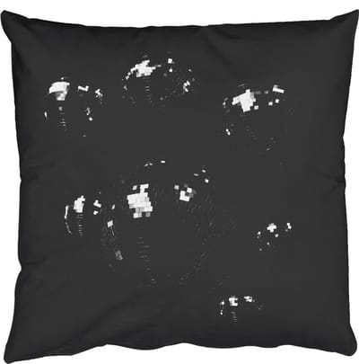 Sierkussens - Kussentjes Woonkamer - 50x50 cm - Discoballen - Minimalistisch - Zwart
