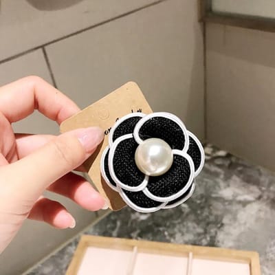 Parel Camelia Broches Voor Vrouwen Stof Kunst Bloem Reversspelden Vest Sjaal Gesp Corsage Sieraden Kledingaccessoires