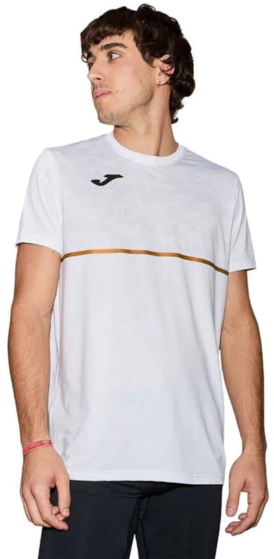 Joma Record Iii T-shirt Met Korte Mouwen Wit 2XL Man