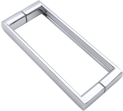 Dailygoods- Deurklink Chroom - Douchedeurhandgreep - Massief Zinklegering - 143mm Gat tot Gat - Duurzaam - Eenvoudige Installatie - Deurgreep