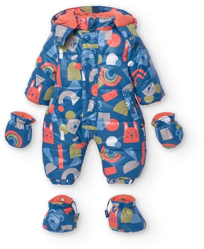 Boboli Technical Fabric Babygrow Overall Veelkleurig 1 Months Jongens,Meisjes