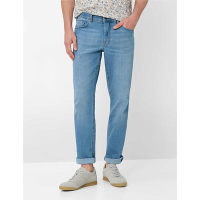 Brax Heren Jeans  Style COOPER, denim lichtblauw, maat 42/30