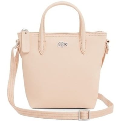 LACOSTE schoudertas handtas Shopping Cross Bag Angie abrikoos