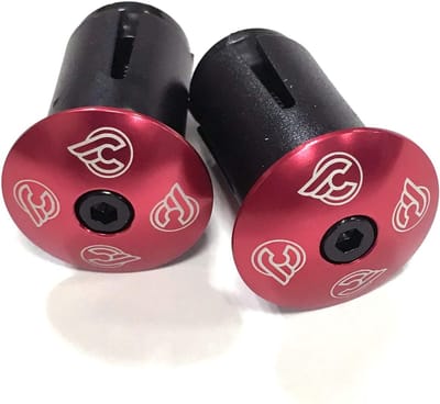 Stuurdoppen - Expander Pluggen - Fiets Bescherming - Trillingsdempend Materiaal - Universele Pasvorm - Rood