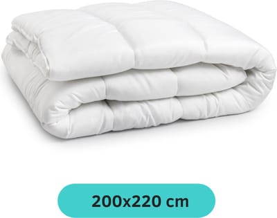 Sleeptime Enkel Dekbed - 200x220 - Wit - Tweepersoons - Ultra zacht