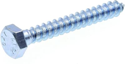 Zeskantpasbouten - Houtschroeven - Hekwerk Monteren - Veel dikker dan standaard - 1/102 x 51 cm - Zink