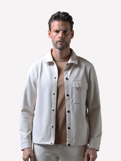 Gabbiano Overhemd Arvik 4265413 5002 Ivory Bone Mannen Maat - XL