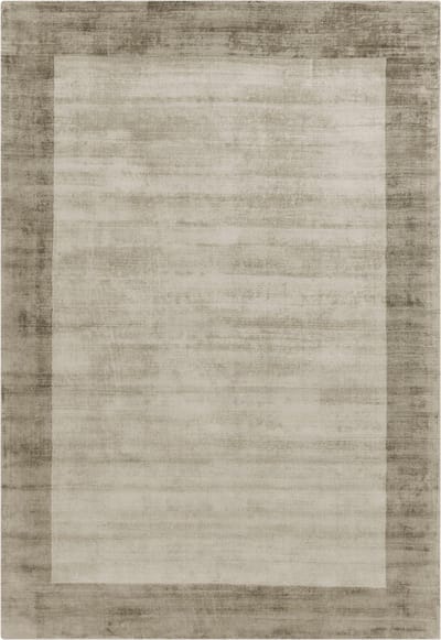 Easy Living - Blade-Border-Rug-Smoke-Putty Vloerkleed - 160x230  - Rechthoek - Laagpolig Tapijt - Klassiek - Beige, Taupe