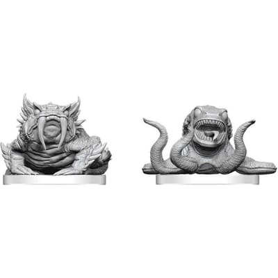 Pathfinder Battles Deep Cuts Unpainted Miniature Bogwid & Slurk 13 cm