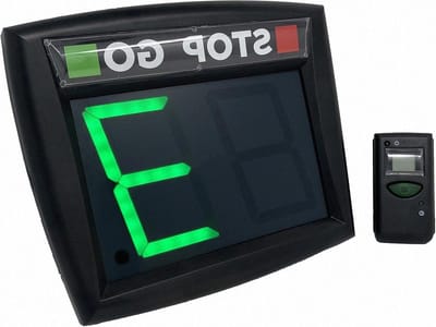 Personenteller Systeem - Bezoekersmeter Teller - Winkelbeheer Bijhouden - Real-time Informatie - Met Afstandsbediening - Wit