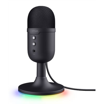 Trust GXT 234 Yunix - USB Microfoon - Gaming & Streaming - RGB - Zwart