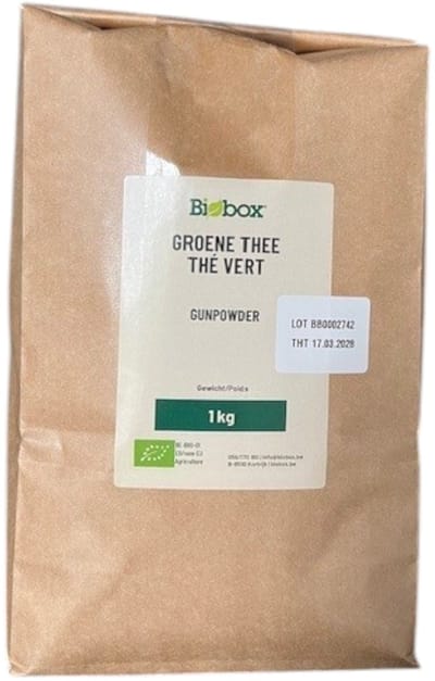 Bio Groene thee Gunpowder 1kg