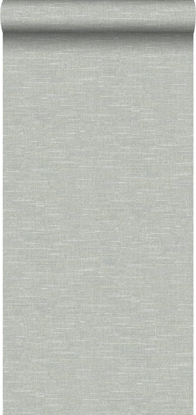 Origin Wallcoverings behang linnenstructuur blauw grijs - 347639 - 0,53 x 10,05 m